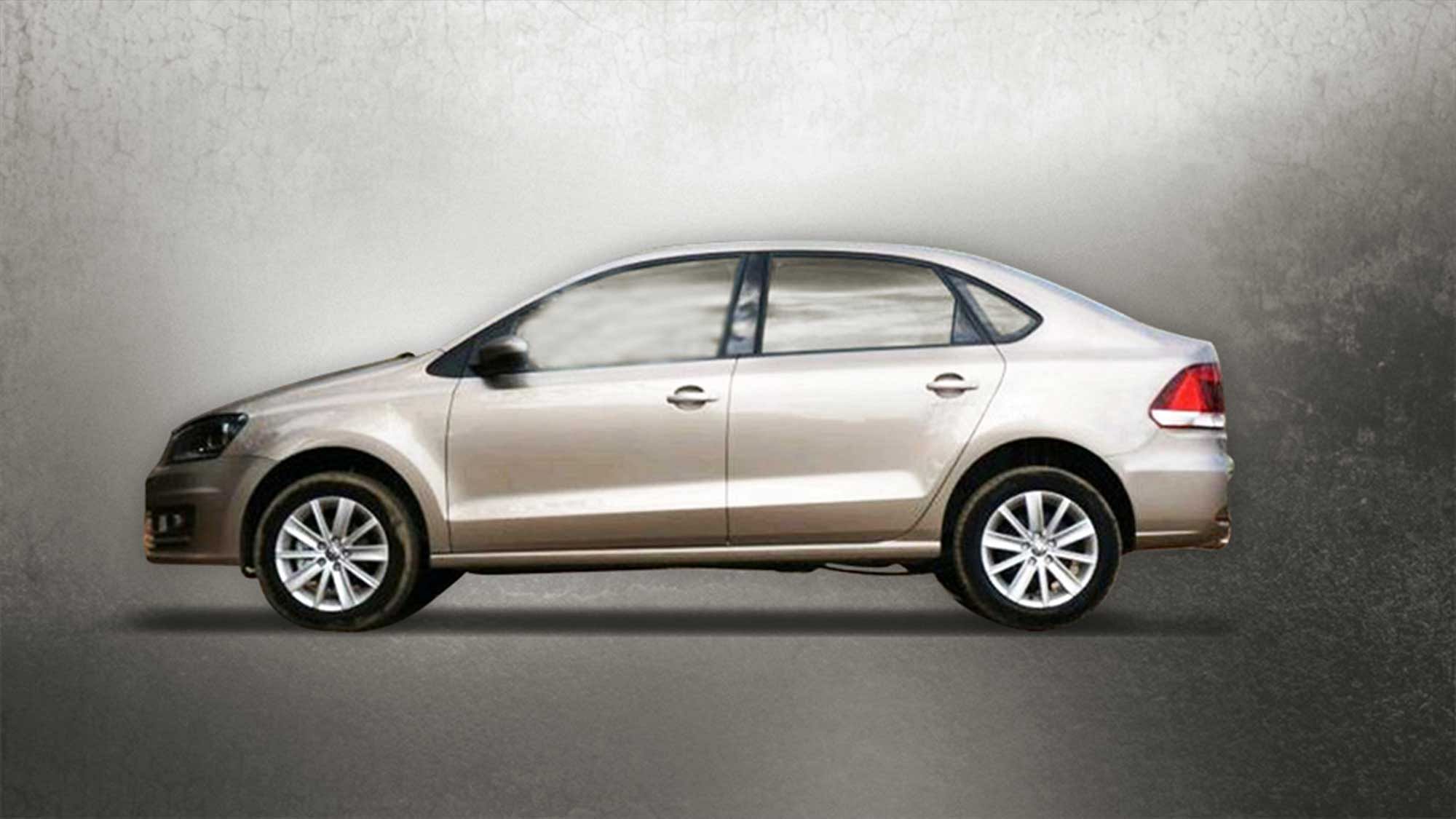 The Volkswagen Ameo is scheduled to be launched at the 2016 Delhi Auto Expo. (Photo altered by&nbsp;<b>The Quint</b>)
