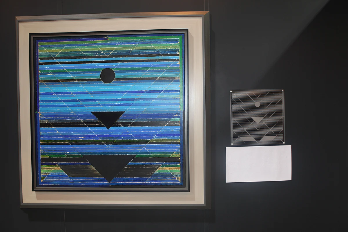 SH Raza work specially created by DAG Modern for the visually impaired. (Photo Courtesy: DAG Modern)