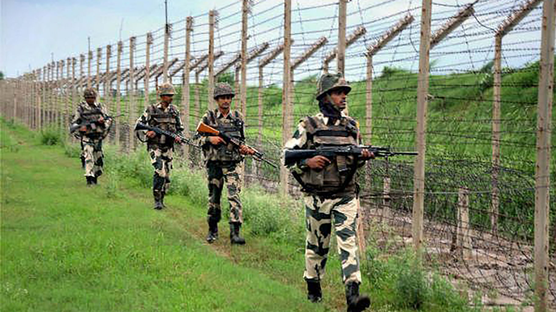  BSF jawans patrol the India-Pakistan border. Image used for representational purposes only.