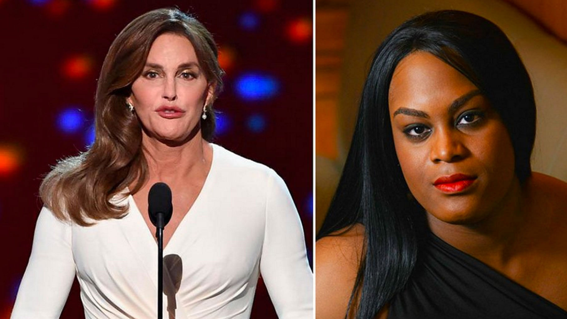Caitlyn Jenner will be vouching strongly for Mya Taylor at the 88th Academy Awards, for her performance in <i>Tangerine</i> (Photo: Twitter/<a href="https://twitter.com/papelpop">@papelpop</a>)