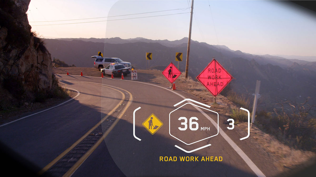 BMW will be displaying two innovations at the CES 2016, a laser light and a helmet with a head-up display.