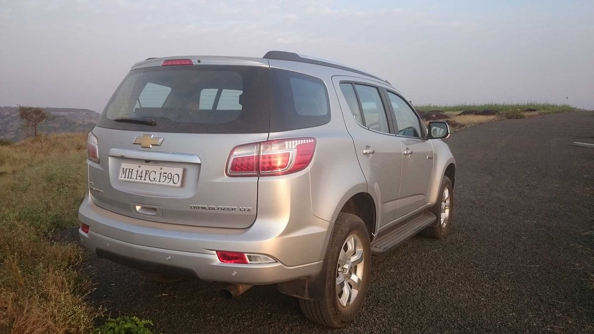 The Chevy Trailblazer on Indian roads looks like the Incredible Hulk roaming the streets.