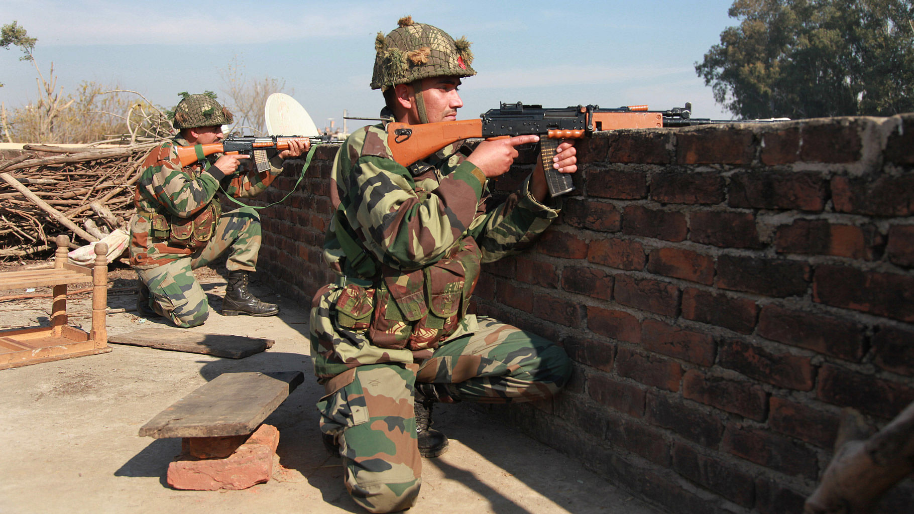 Indian Army is retaliating strongly and effectively, said a Defence spokesperson. Representational image of indian Army personnel. (Photo: AP)