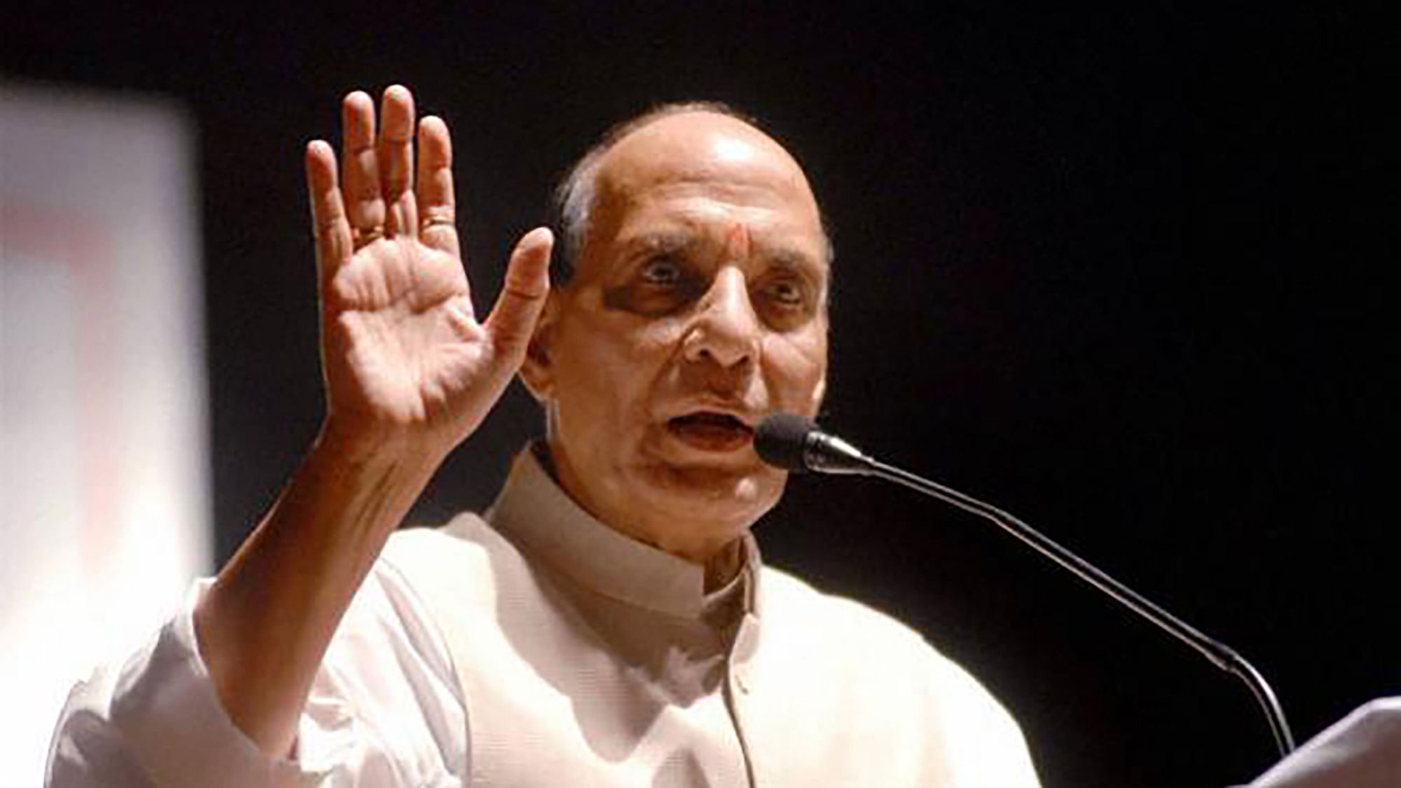 Union Minister Rajnath Singh.&nbsp;