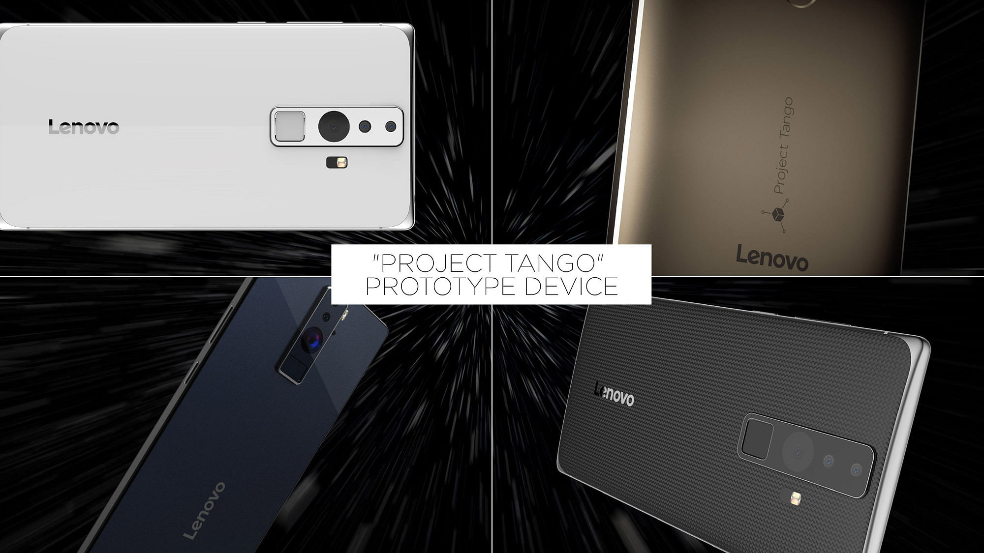 Lenovo Project Tango phone prototype. (Photo: Lenovo)&nbsp;