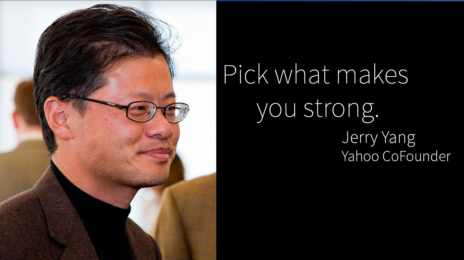 

In a discussion with BetterWorks CEO Kris Duggan, Jerry Yang talks about how to  choose your strengths and set goals. (Photo altered by  <b>The Quint</b>)