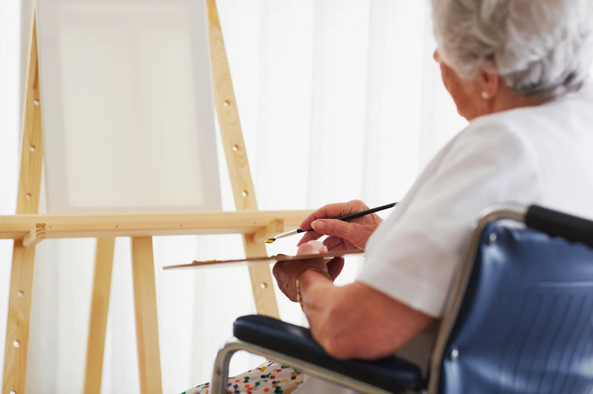 The placement of paintings has also been designed to make it wheelchair-friendly. (Photo: iStock)