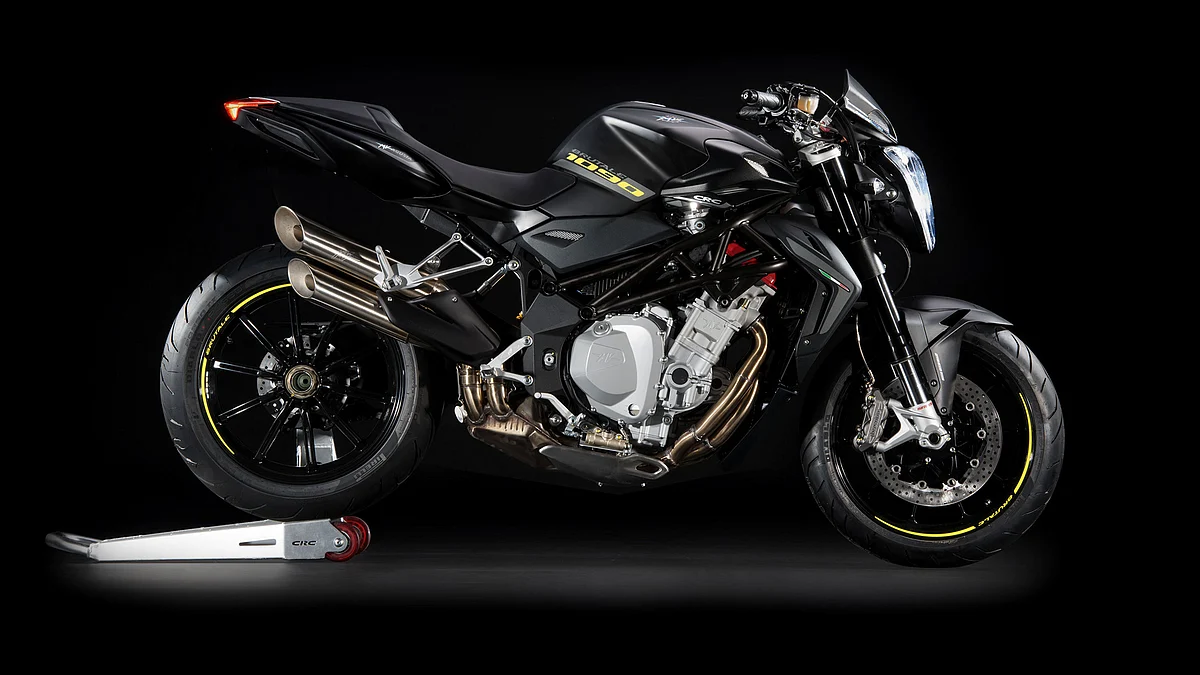 The MV Agusta Brutale shows some serious muscle from the sides. (Photo Courtesy: <a href="http://www.mvagusta.com/en-gb/motorcycles/brutale-1090/">MV Agusta</a>)