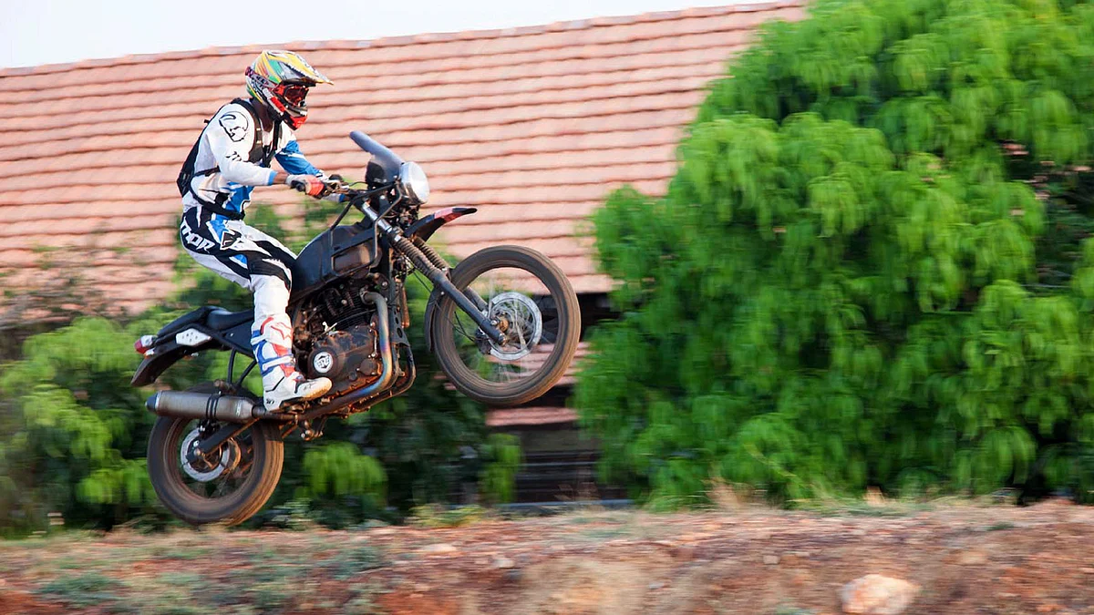 The Royal Enfield Himalayan. 
