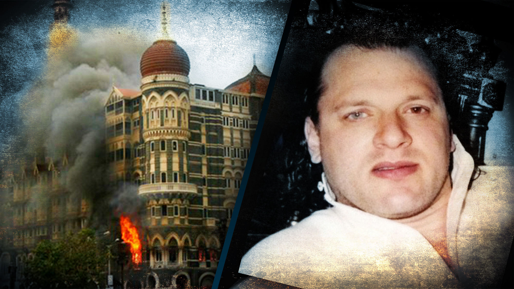 David Headley, an accused in the Mumbai 26/11 terrorist attack (Photo: This photo has been altered by<b> The Quint</b>)