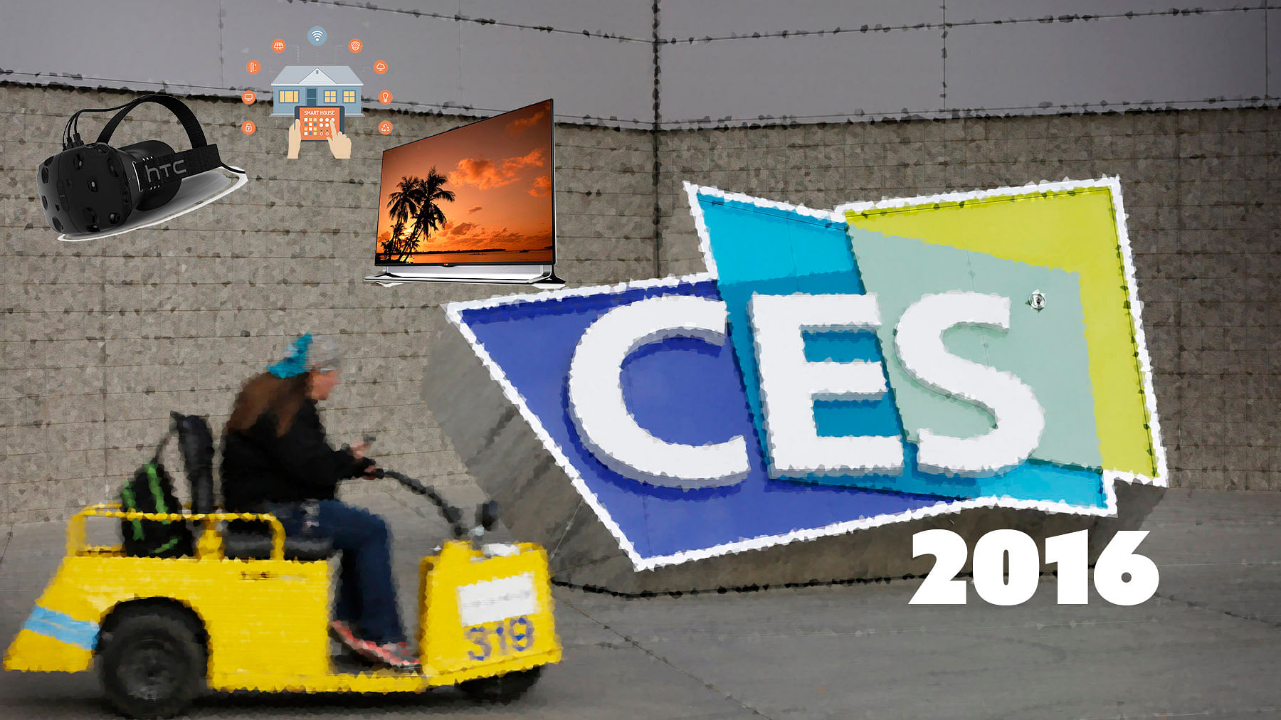 It’s gadget-y time at the CES 2016. (Photo: <b>The Quint</b>)