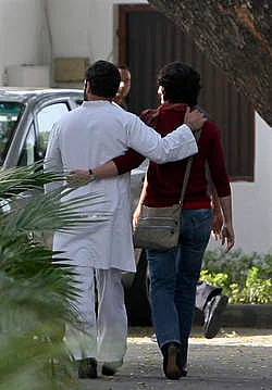 The Gandhi sibling duo seem to have a very normal chemistry. (Photo: Reuters)