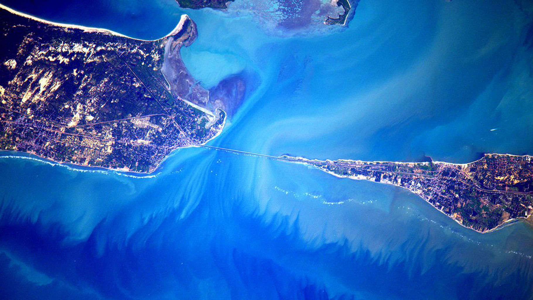 NASA Astronaut Scott Kelly shared this picture of India’s southern tip on Twitter. (Photo: Twitter/<a href="https://twitter.com/StationCDRKelly">Scott Kelly</a>)