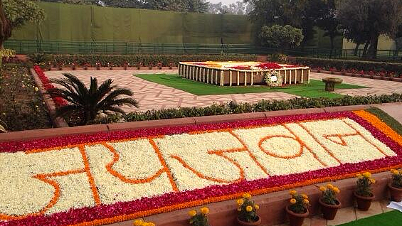 Vijay Ghat, a fitting memorial for the man whose decisive leadership won India the war against Pakistan in 1965. (Photo: Twitter/@dibang)