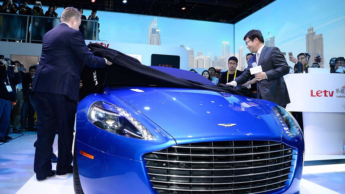 Letv and Aston Martin revealed the first results of their collaboration at CES 2016.