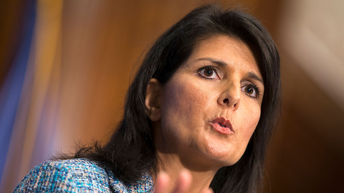 

Haley would become Donald Trump’s first female and first non-white cabinet-level official. 