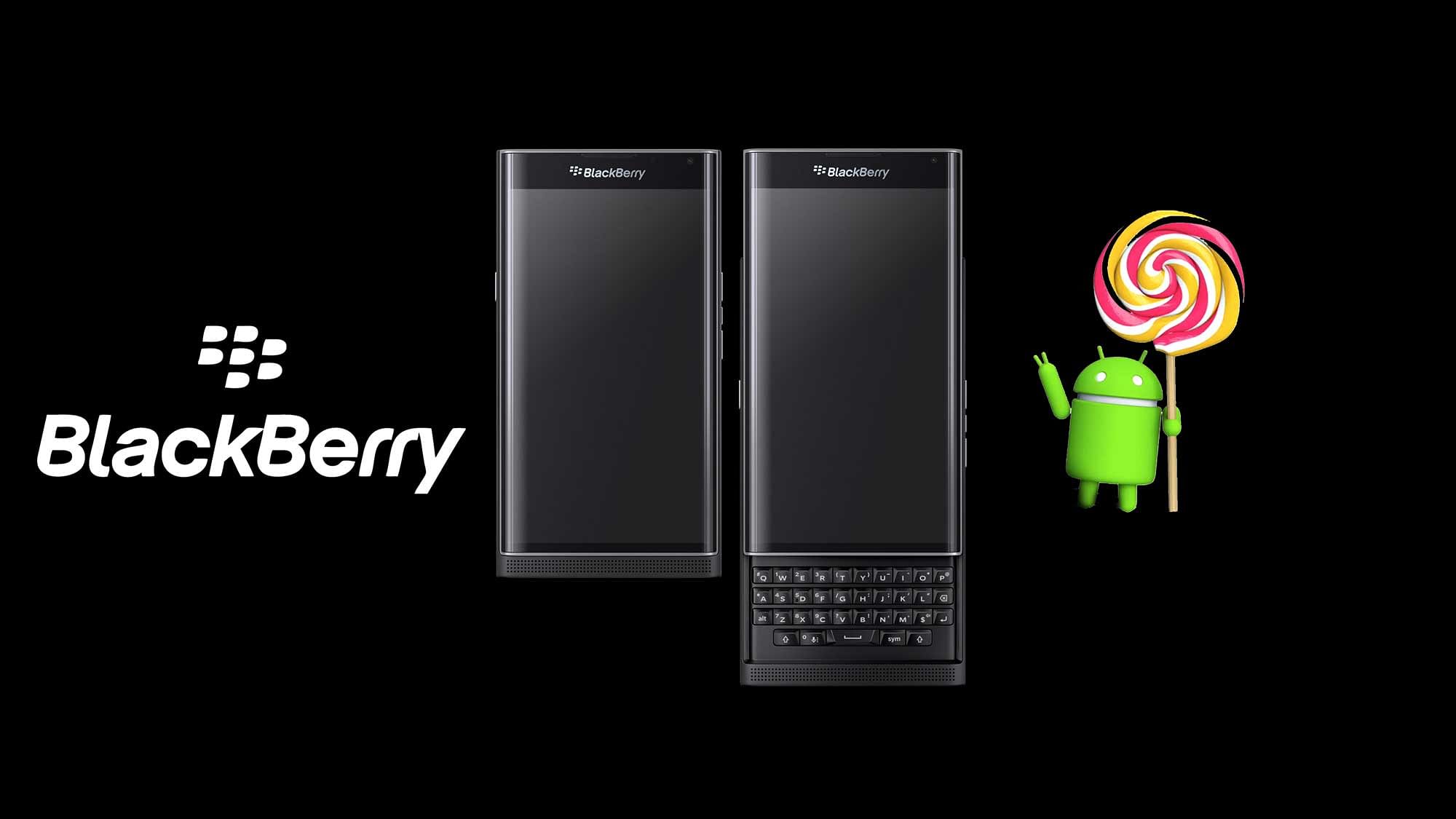 BlackBerry Priv. (Photo: BlackBerry)