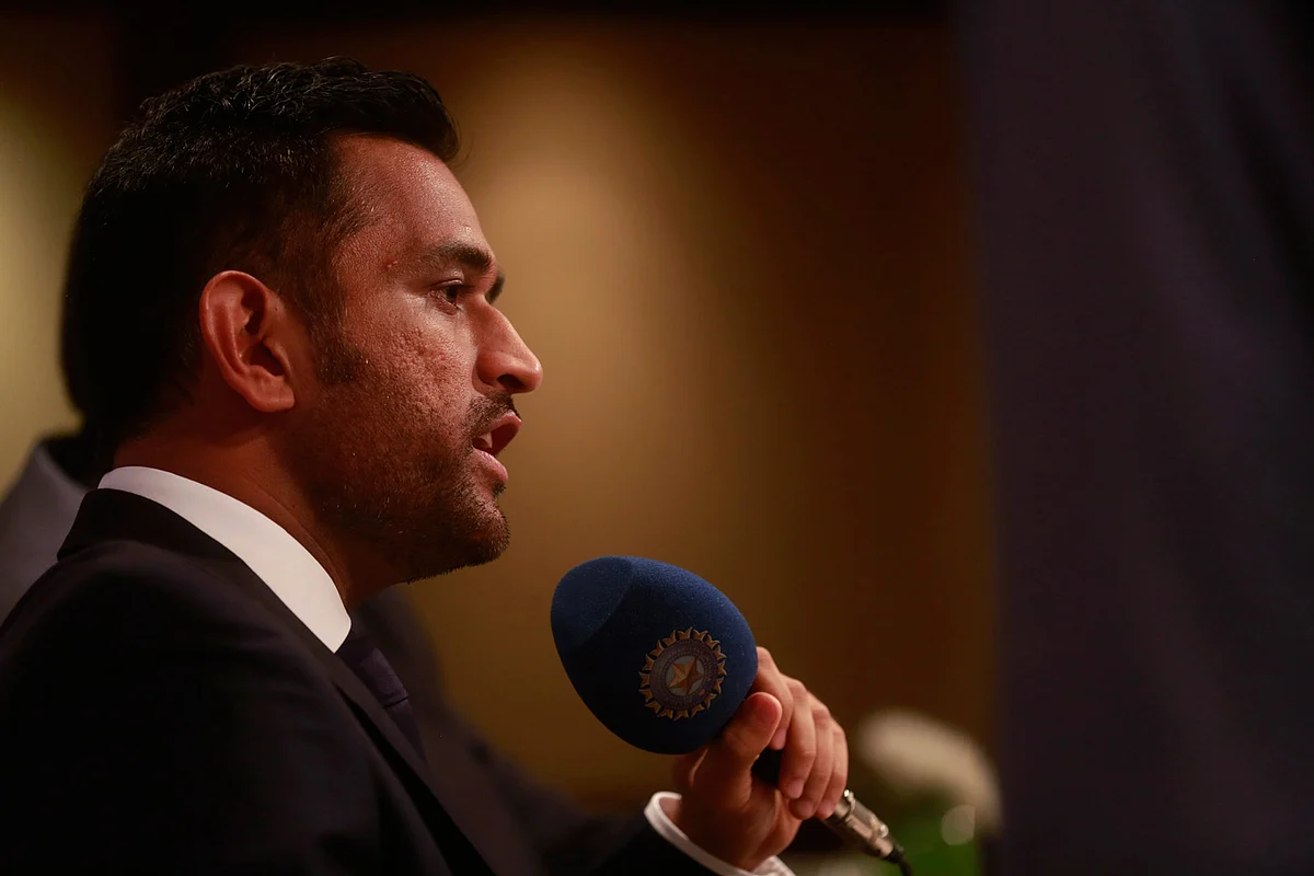 India’s captain Mahendra Singh Dhoni speaks during a press conference (Photo: AP)
