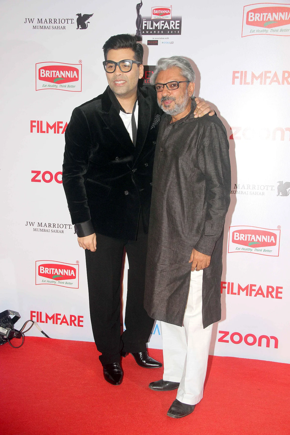 Duo worth a million bucks: Karan Johar and Sanjay Leela Bhansali (Photo: Yogen Shah)