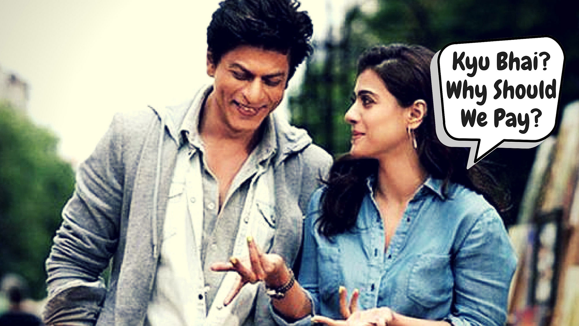 How can the <i>Dilwale</i> jodi, Shah Rukh Khan and Kajol be exempted from odd-even formula?