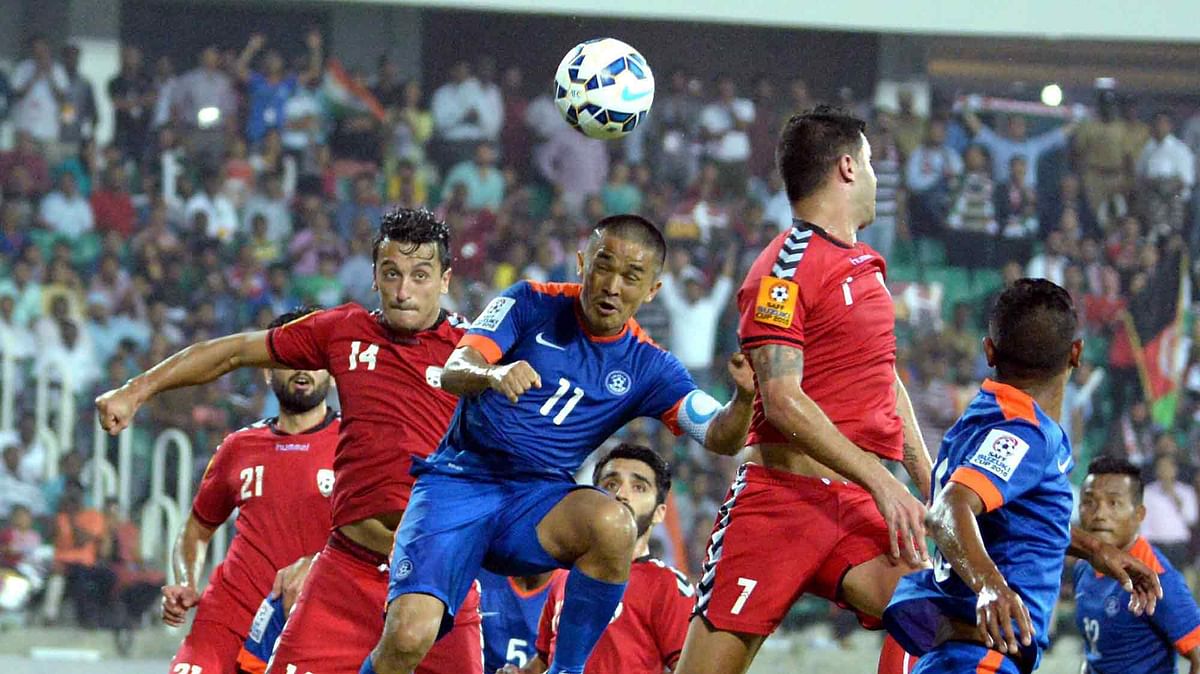 India had lost the 2013 SAFF Cup Final to Afghanistan.
