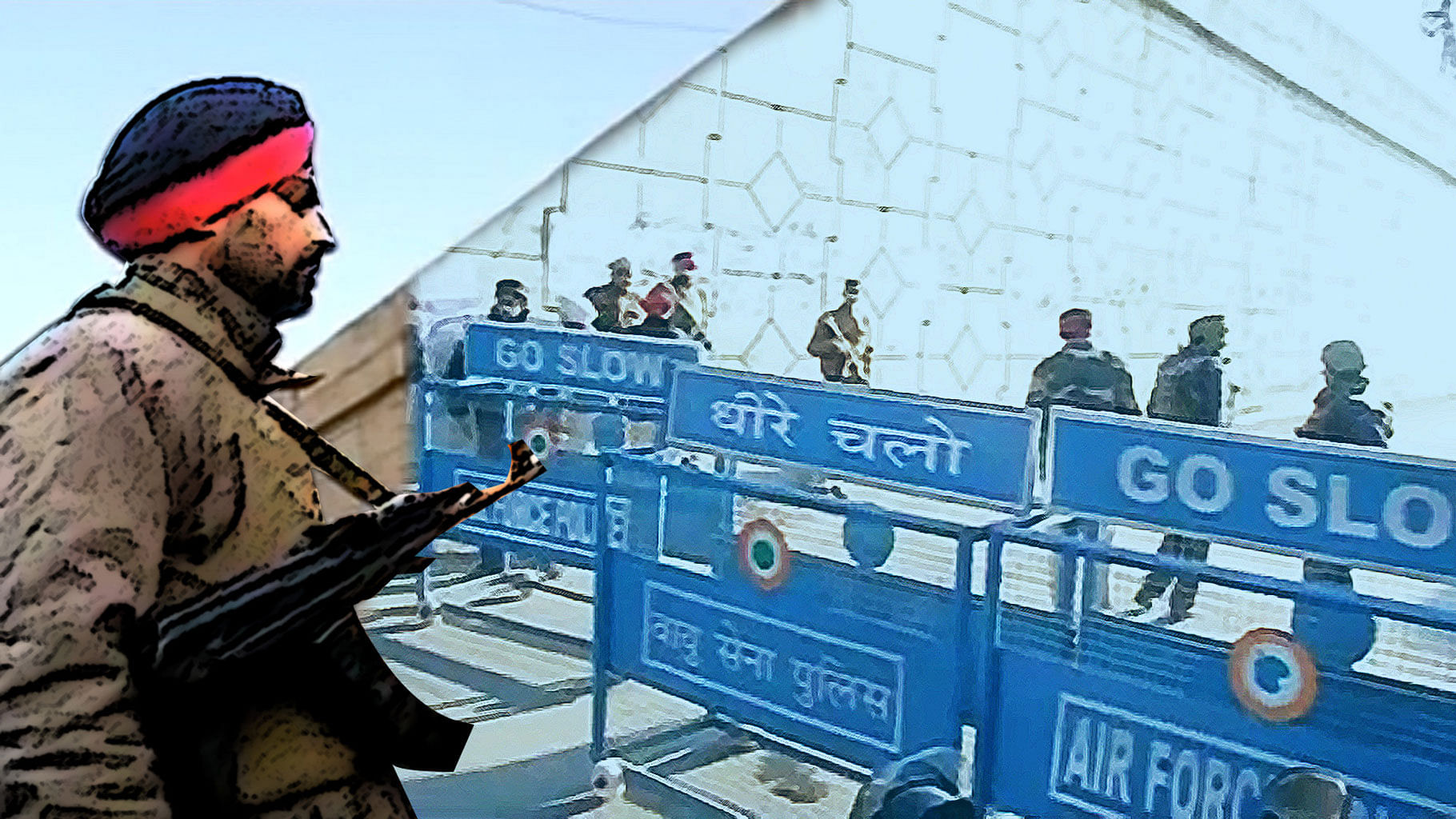 Suspected Jaish-e-Mohammed terrorists opened fire at Pathankot Air Force Base early this morning. (Photo: The Quint)