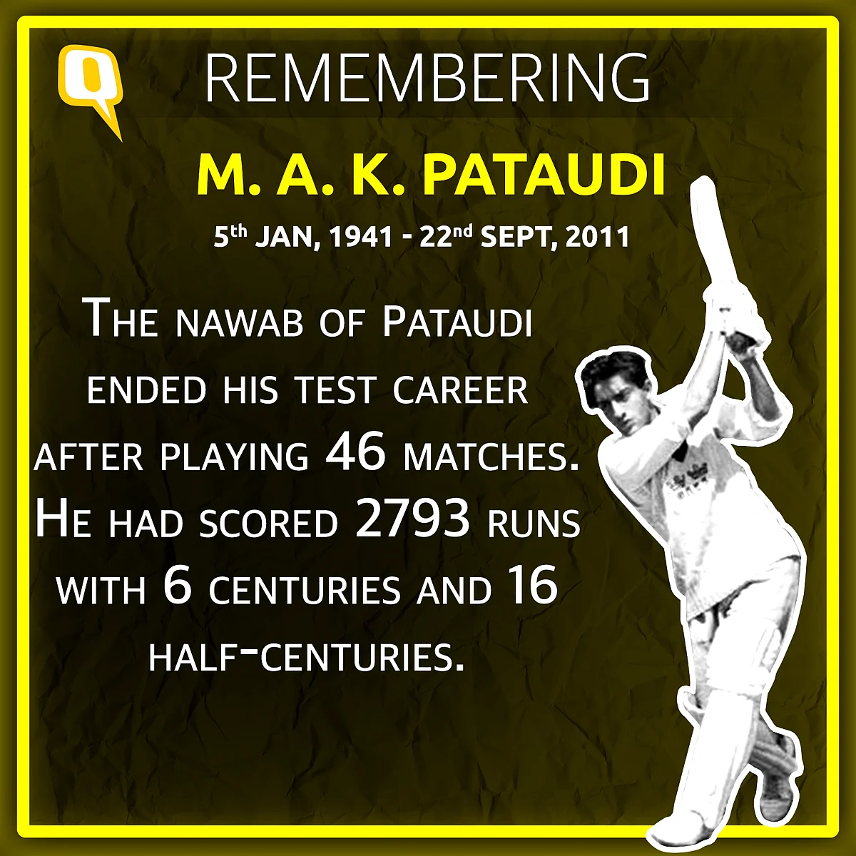 Little-Known Facts About MAK Pataudi on His 80th Birth Anniversary