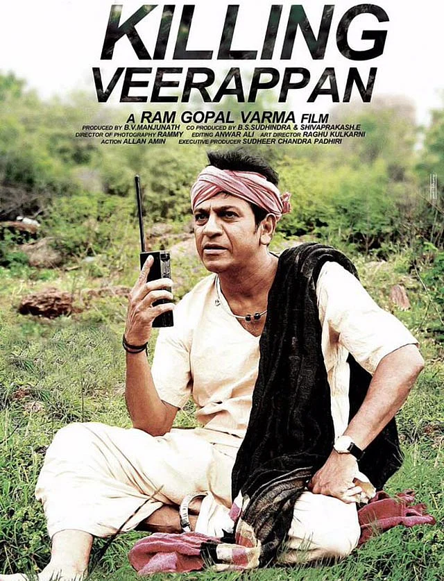 Shivrajkumar plays the lead in RGV’s <i>Killing Veerappan </i>(Film Poster: <i>Killing Veerappan</i>)