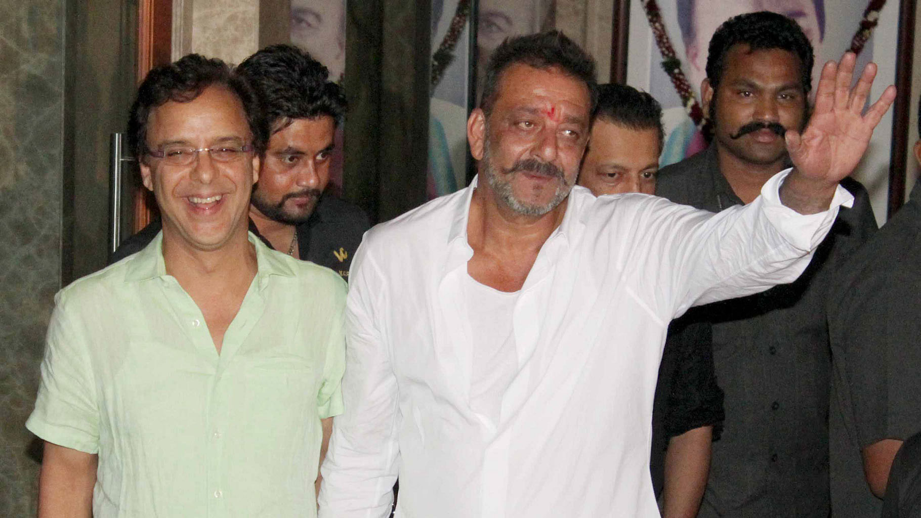 Vidhu Vinod Chopra is all smiles to have Sanjay Dutt back (Photo Courtesy: Yogen Shah)