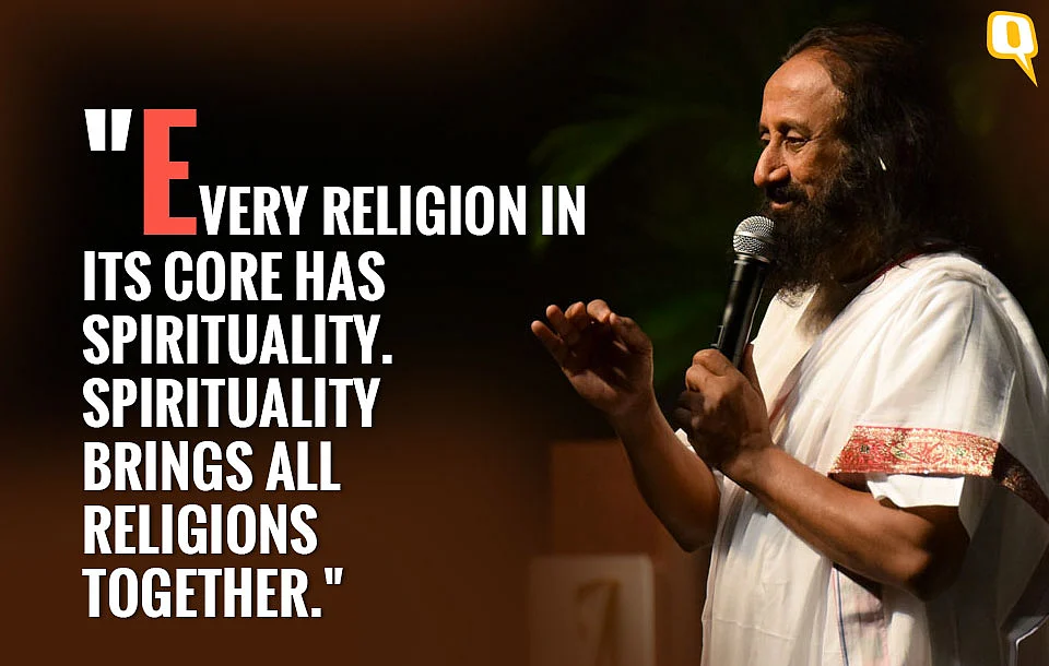Sri Sri Ravi Shankar (Photo: <b>The Quint</b>)