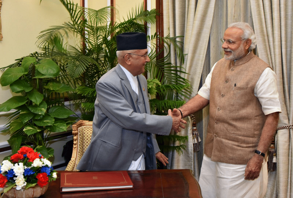 Prime Minister of Nepal KP Sharma Oli visited India to rebuild relations with its neighbour.