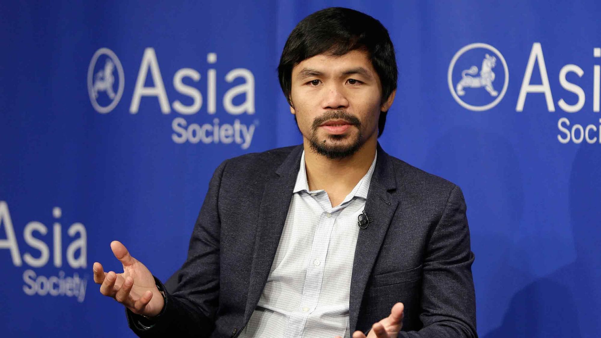 File picture of boxing star and Philippine Senate candidate Manny Pacquiao. (Photo: AP)