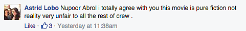 Astrid Lobo, one of the flight attendants and real heroes that day. (Photo Courtesy: Facebook screengrab)