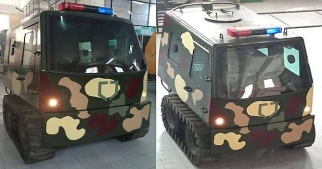 A newly designed Anti-Terrorist Vehicle has been deployed in the Parliament complex for a trial period.