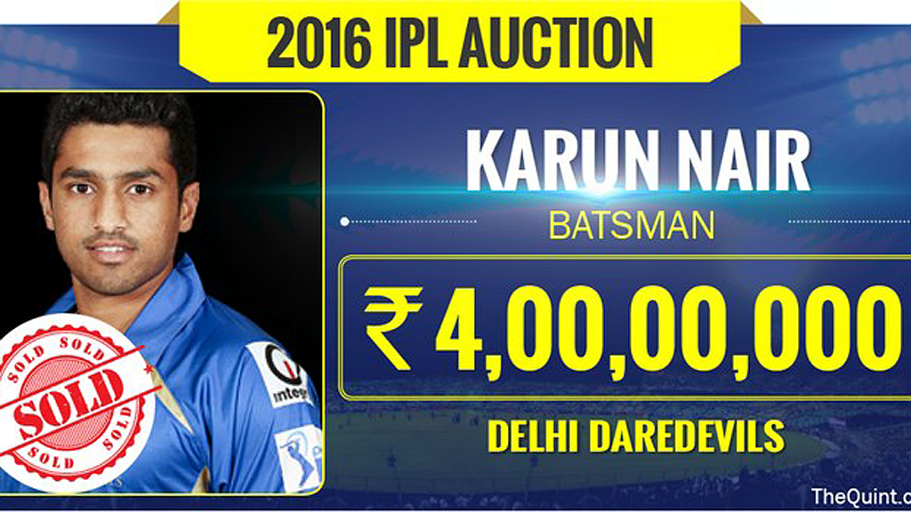 Karun Nair. (Photo: The Quint)