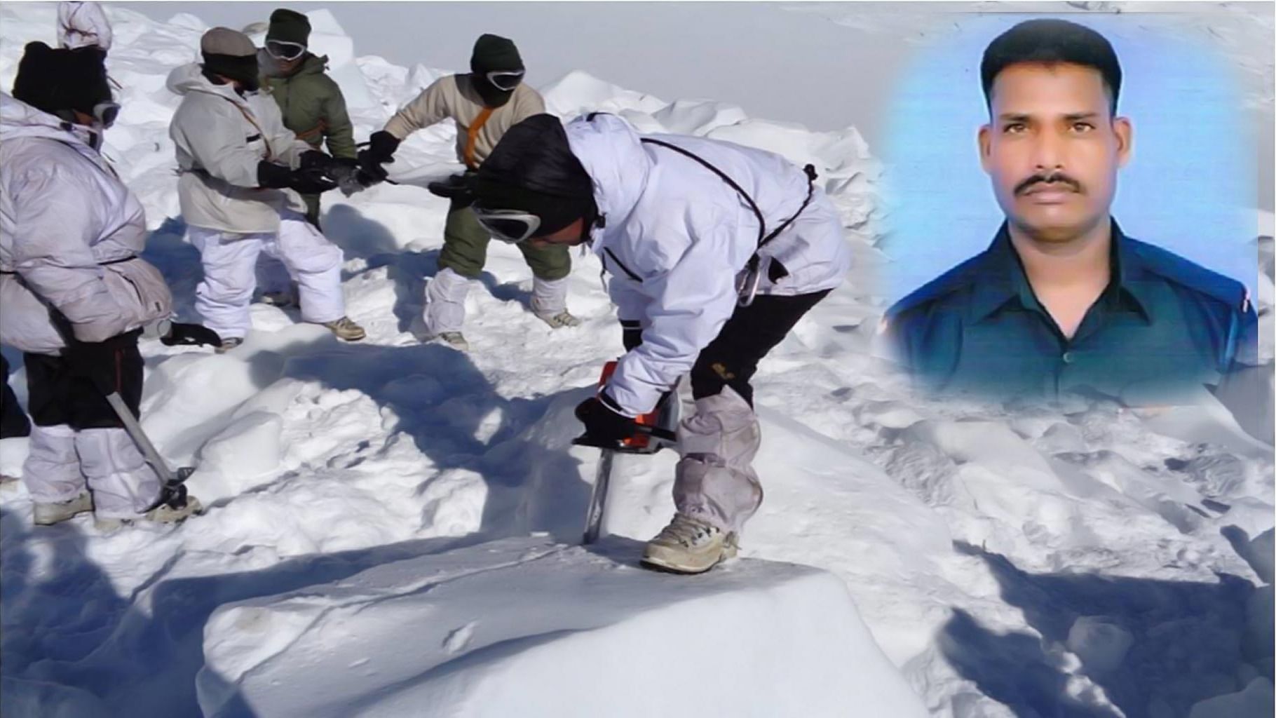 Rescue operations underway in Siachen. (Photo: <b>The Quint</b>)