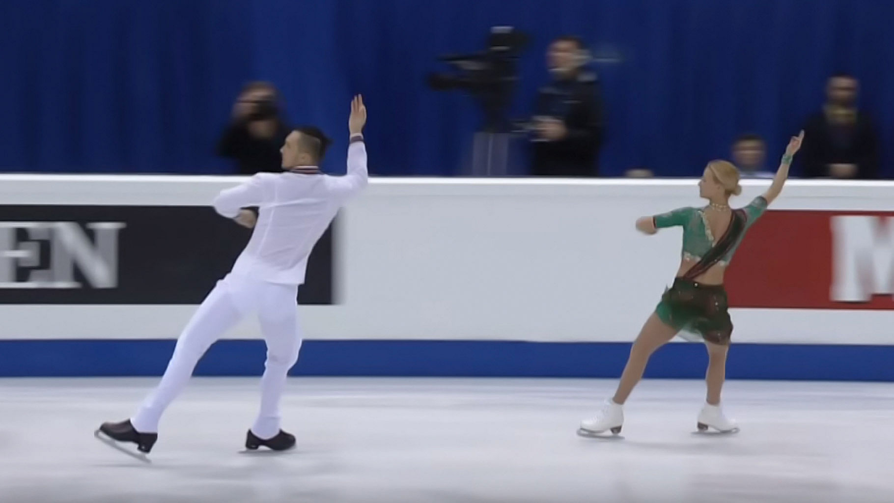 Watch Russian Skating Champs Nail Performance on Ram-Leela Song