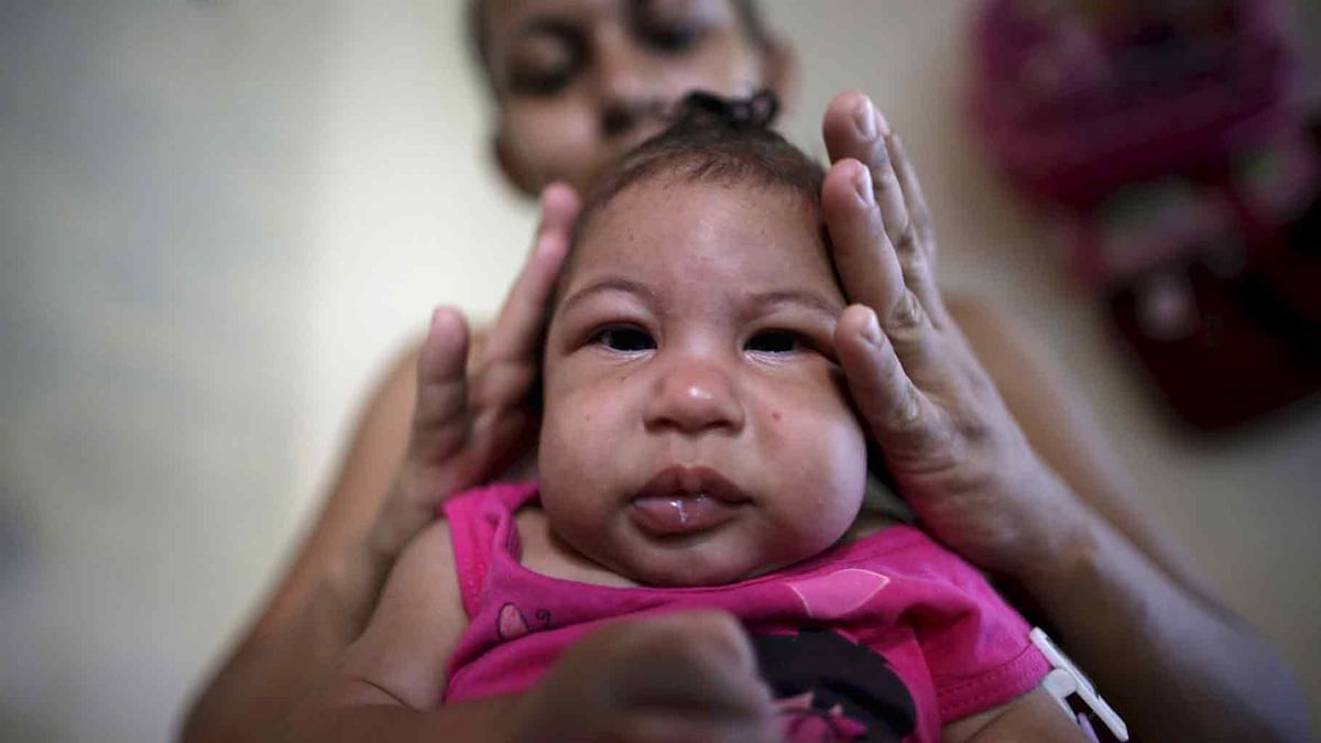 A third of newborns infected with the virus have serious eye defects