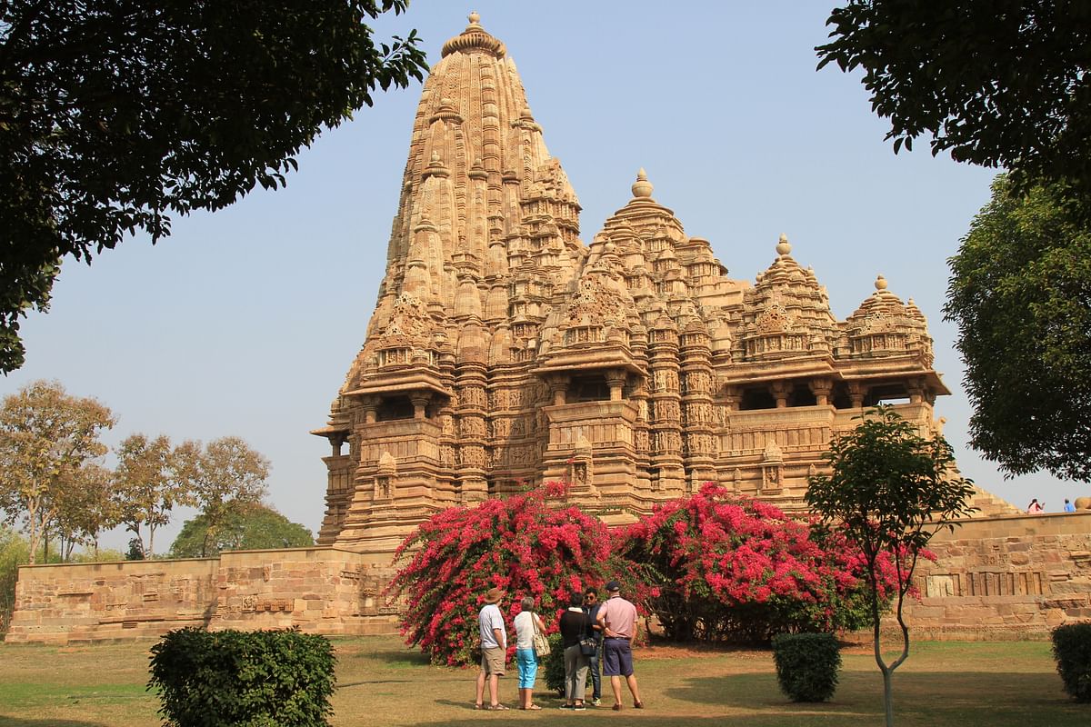 According to an audio guide,  only a tenth of Khajuraho’s sculptures are explicit in nature, writes Vivian Fernandes.