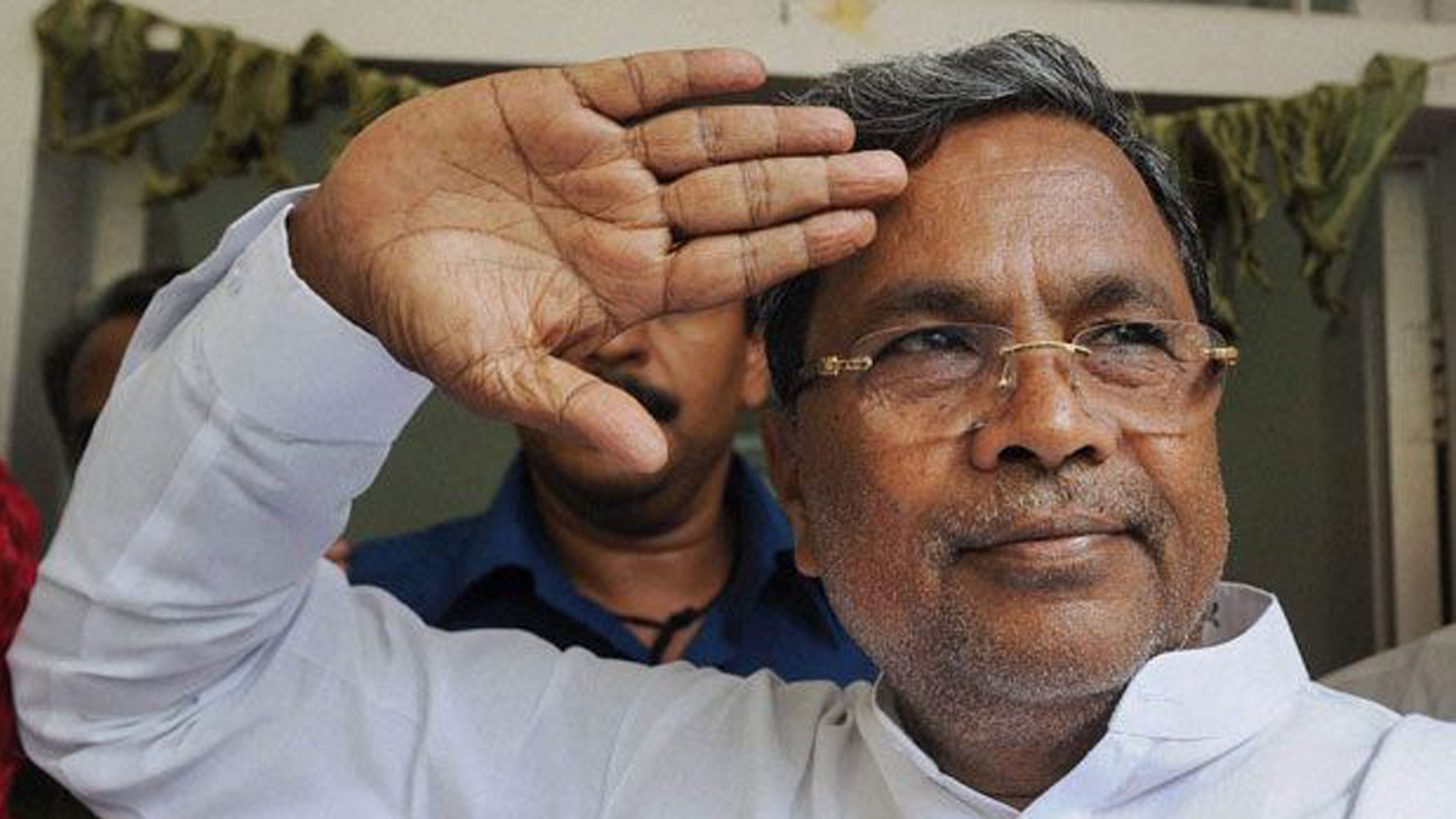 Karnataka Chief Minister Siddaramaiah. (Photo Courtesy: <i>The News Minute</i>)