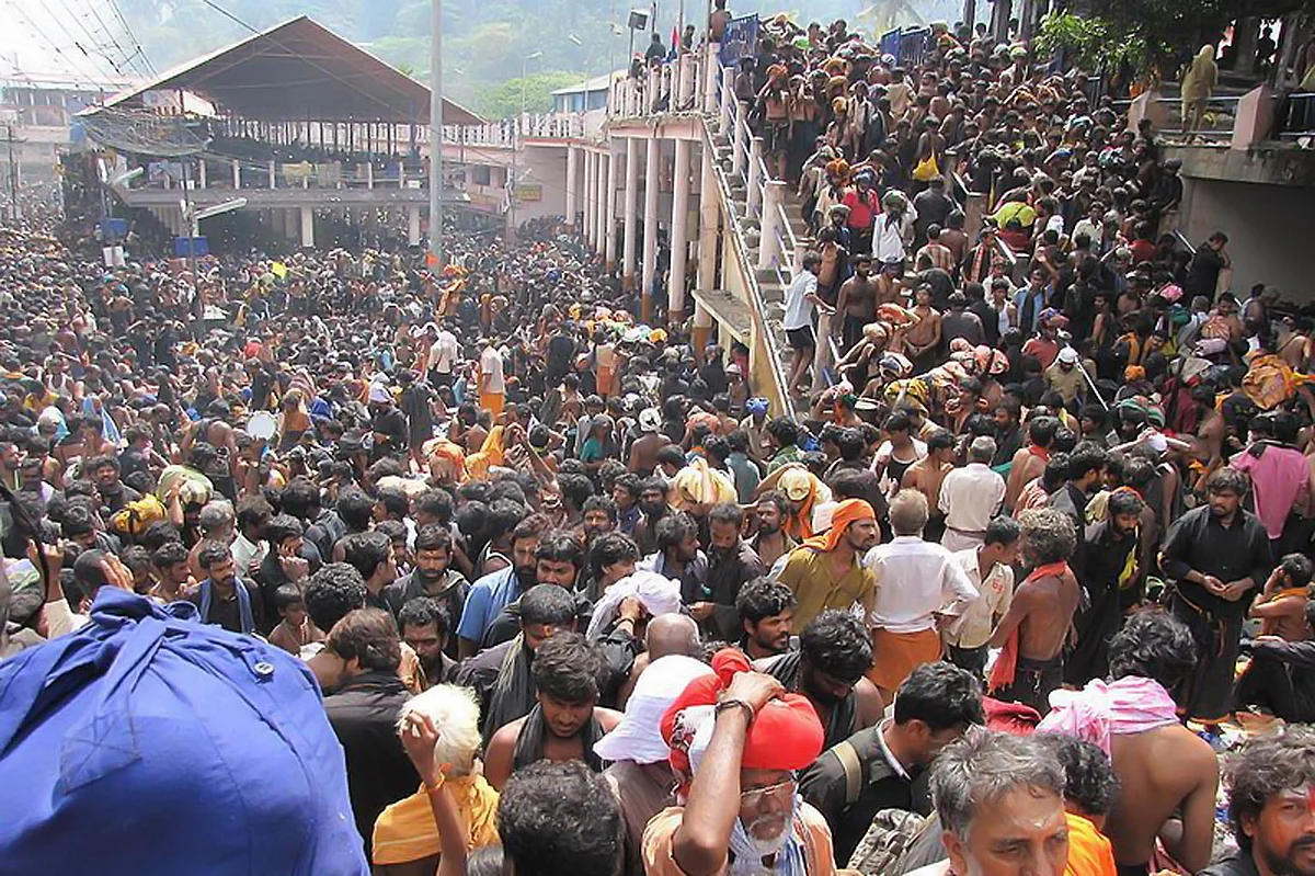 Sabarimala temple in Kerala. (Photo Courtesy: The News Minute)