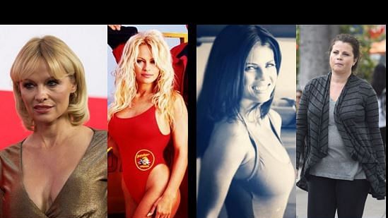 Pamela Anderson (Photo: Reuters) and Yasmine Bleeth (Photo: Twitter) then and now