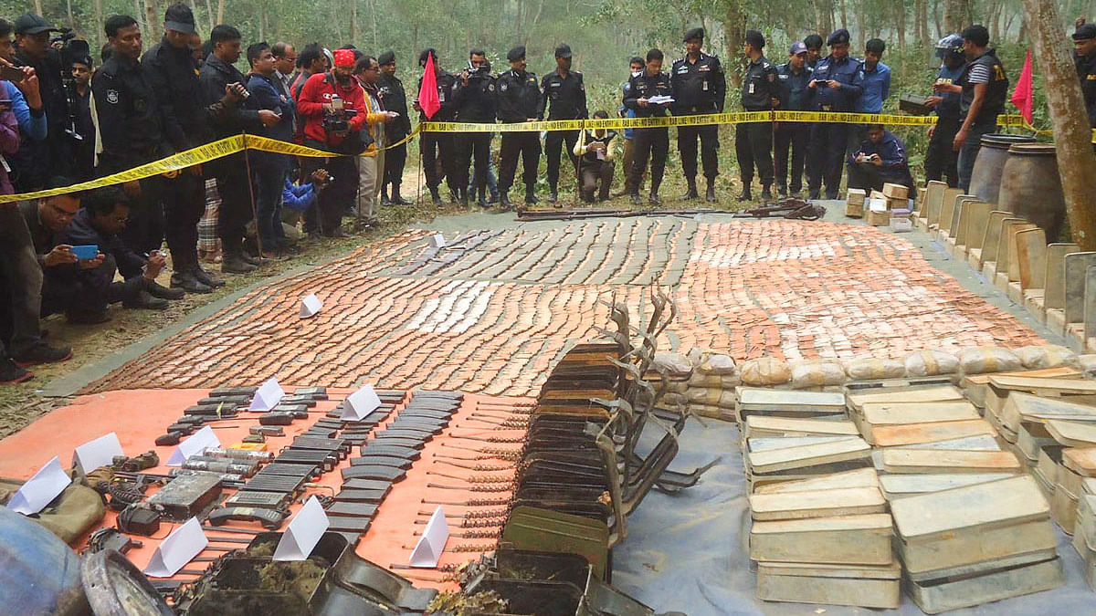 Huge arms haul at Sherpur in Bangladesh exposes ongoing armed campaign against India, writes Subir Bhaumik.