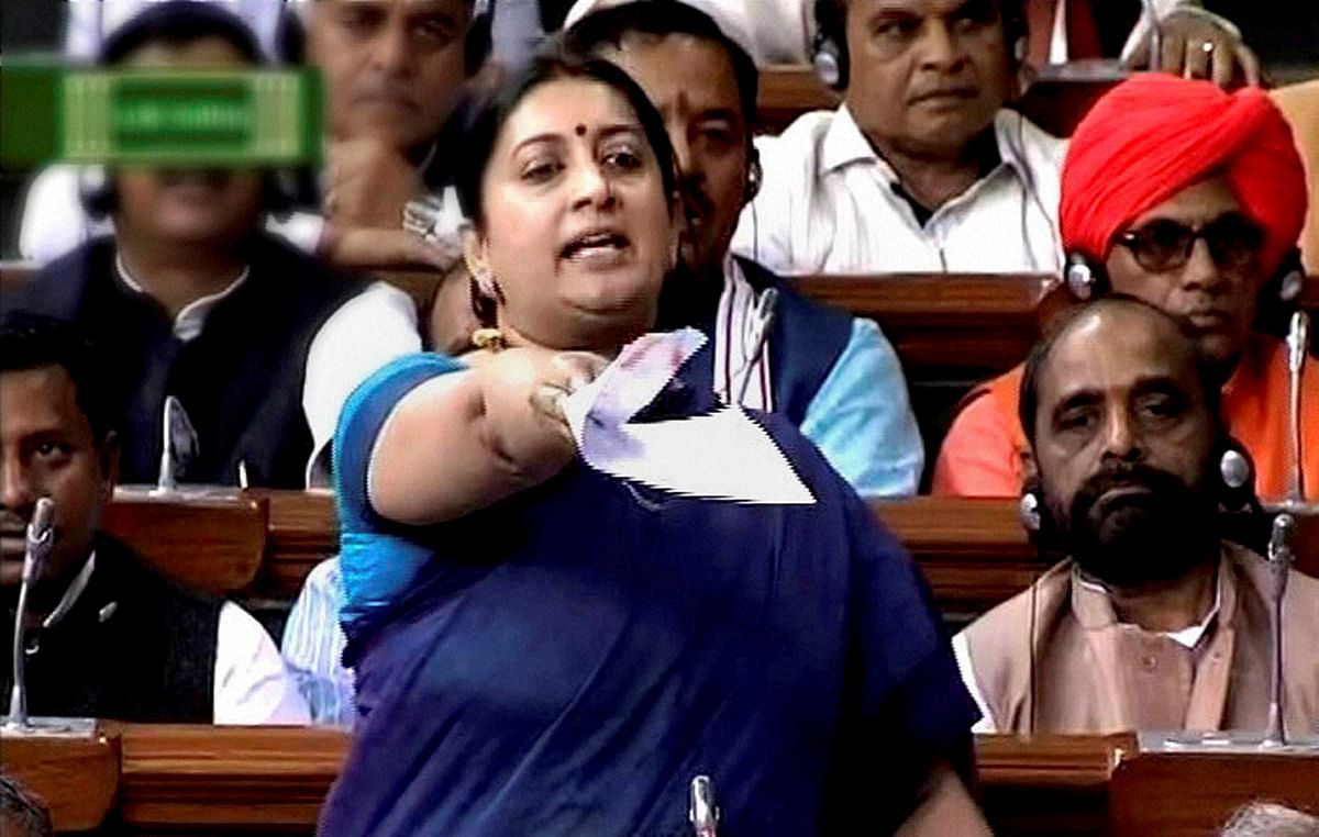 Smriti Irani said that no doctor was allowed near Rohith Vemula’s body until the morning after his death.