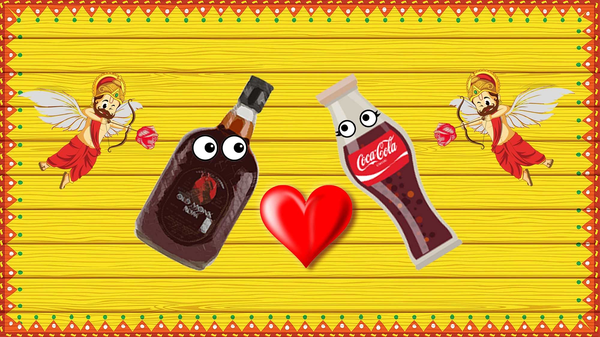 Rum and coke, the most romantic couple. (Photo: Lijumol Joseph/<b>The Quint</b>)