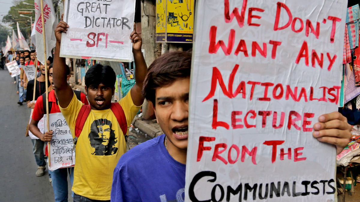 Fiery rhetoric on nationalism under the garb of the JNU row will only lead to polarisation, writes Shuma Raha.