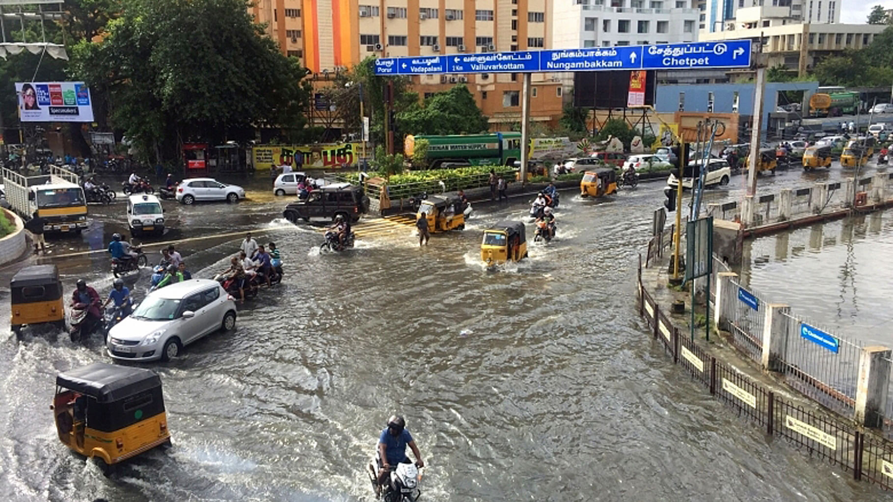 File photo of floods in Tamil Nadu.