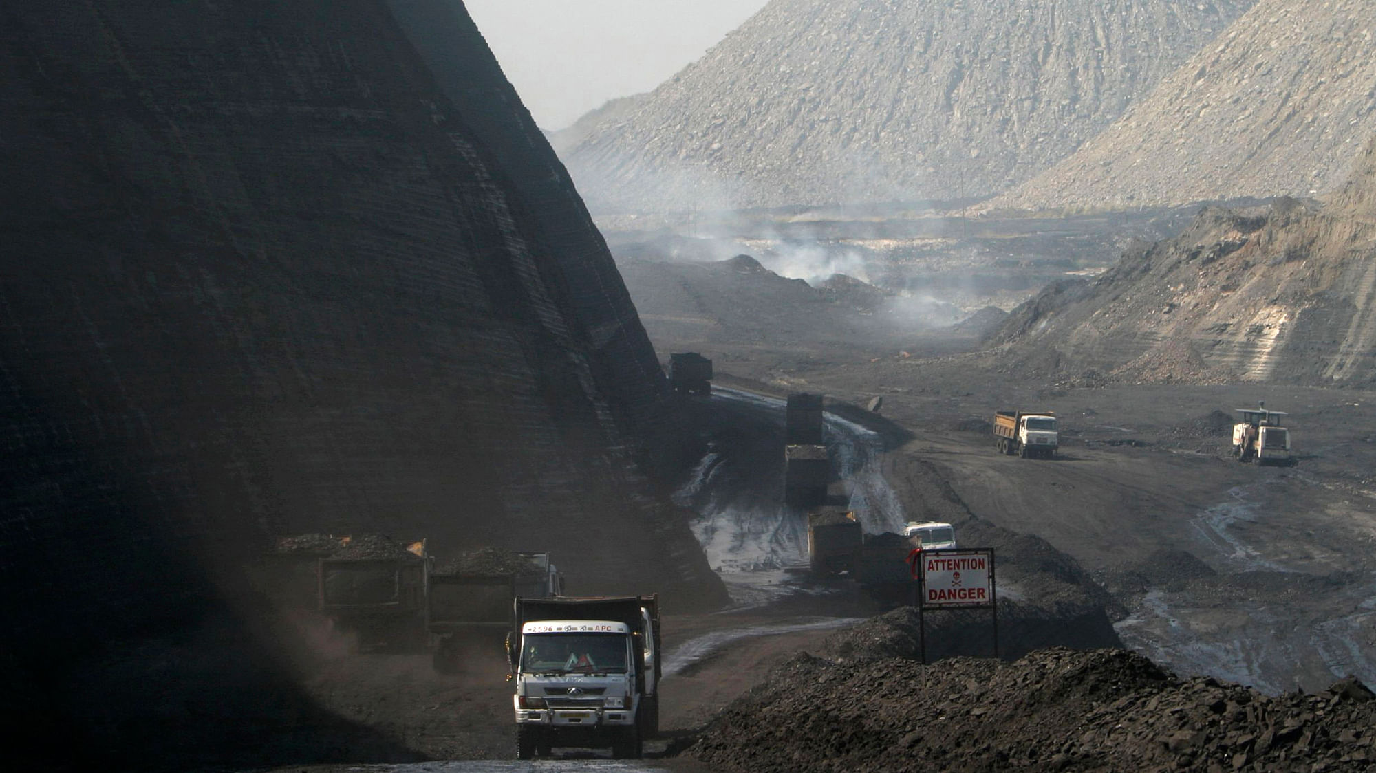 A general view of the Gevra coal mines in Chhattisgarh. (Photo: Reuters)