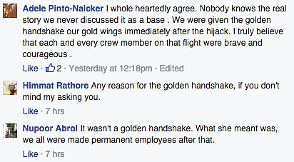 The flight attendants were made permanent employees after the hijack. (Photo courtesy: Facebook screengrab)