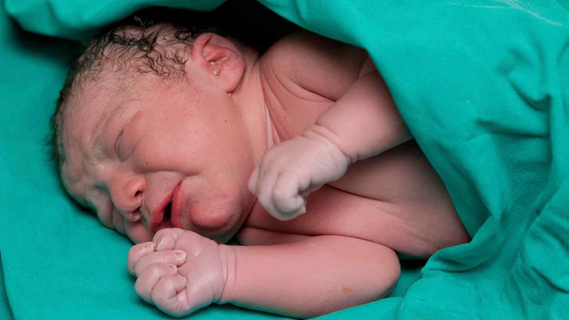 The idea behind this unusual practice is that C-section babies miss out on good bacteria they would have otherwise been exposed to in the birth canal, had they been born vaginally (Photo: iStock)
